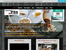 Tablet Screenshot of cookingwithpoo.com